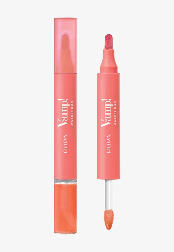 Набор для губ маркер и масло-блеск Vamp! 4 мл Pupa Milano, Orange Sorbet