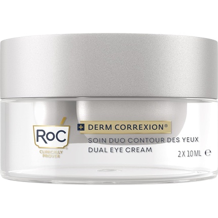 Крем для глаз RoC Derm Correxion Dual Eye Cream 2-в-1 для лифтинга, уменьшения темных кругов и отечности, 10 мл — фото 2