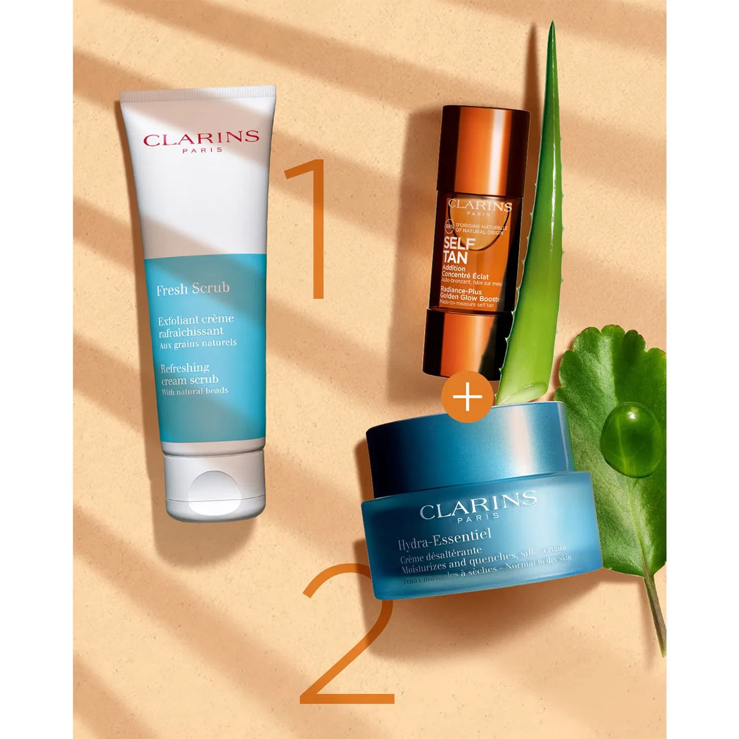 Самозагар-концентрат для лица 15 мл CLARINS Addition Concentré Eclat — фото 2