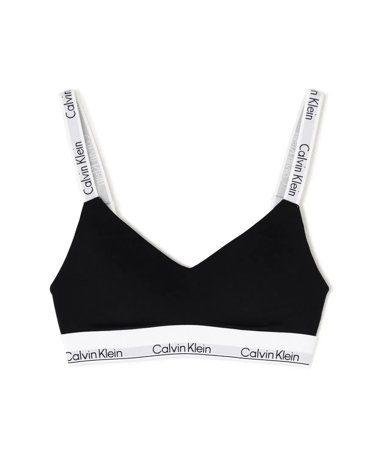 Женский бралетт без косточек с бретельками Calvin Klein Icon Cotton Modal, Black
