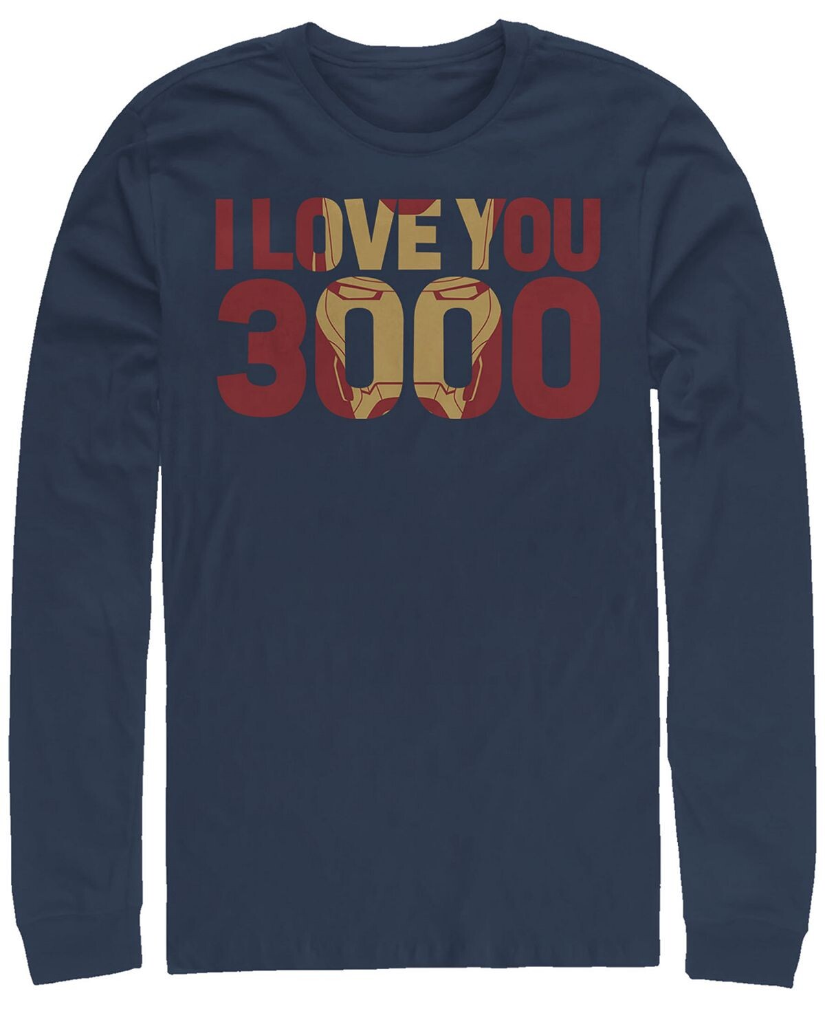 

Мужские мстители эндшпиль i love you 3000 железный человек, футболка с длинным рукавом Fifth Sun, синий