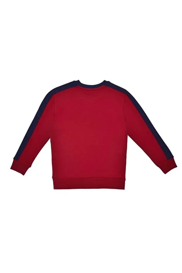 Детские свитшот для девочек с длинным рукавом United Colors Of Benetton, Red — фото 3