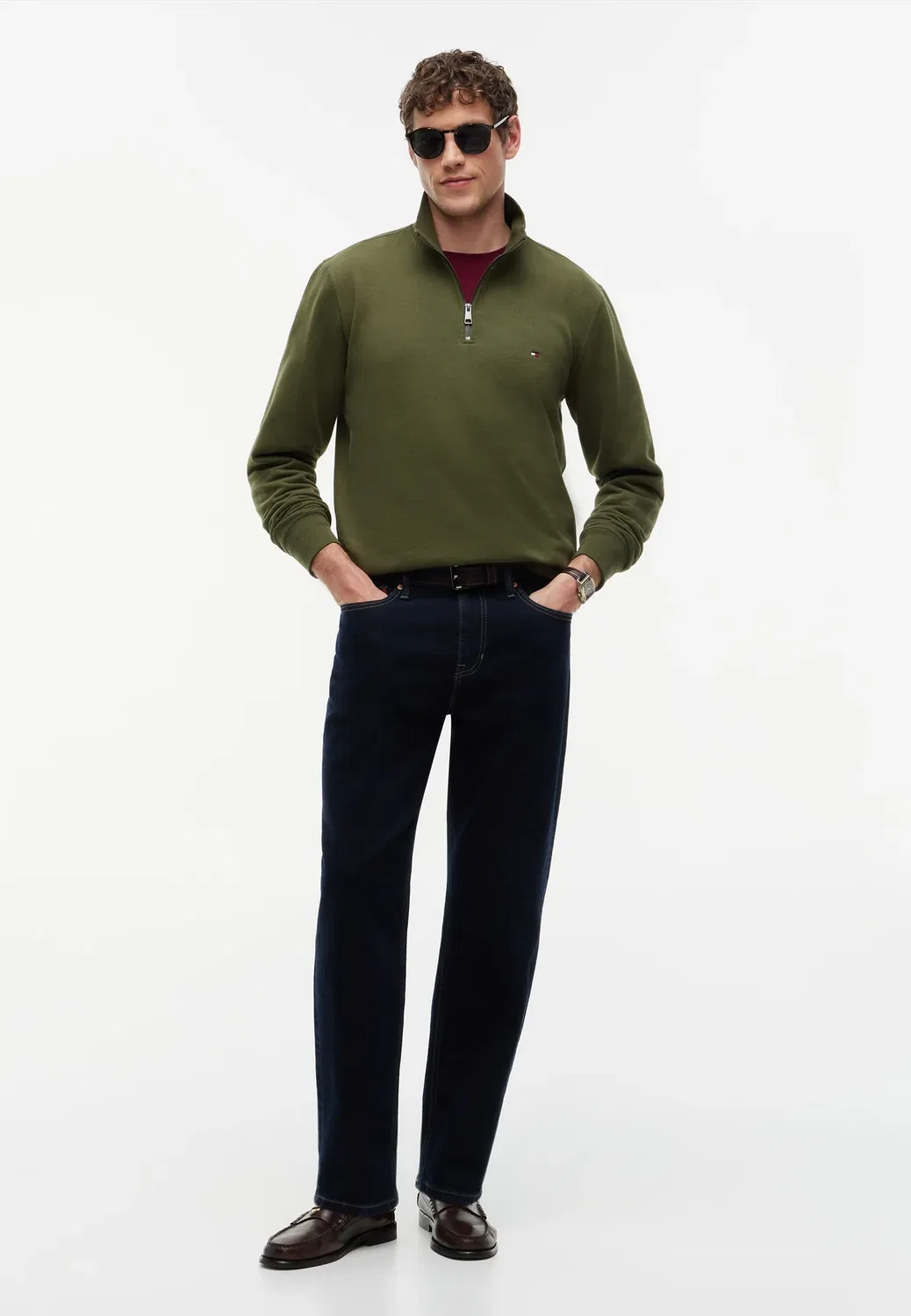 Незаменимый элемент гардероба - толстовка Tommy Hilfiger, Huntsman Green — фото 2
