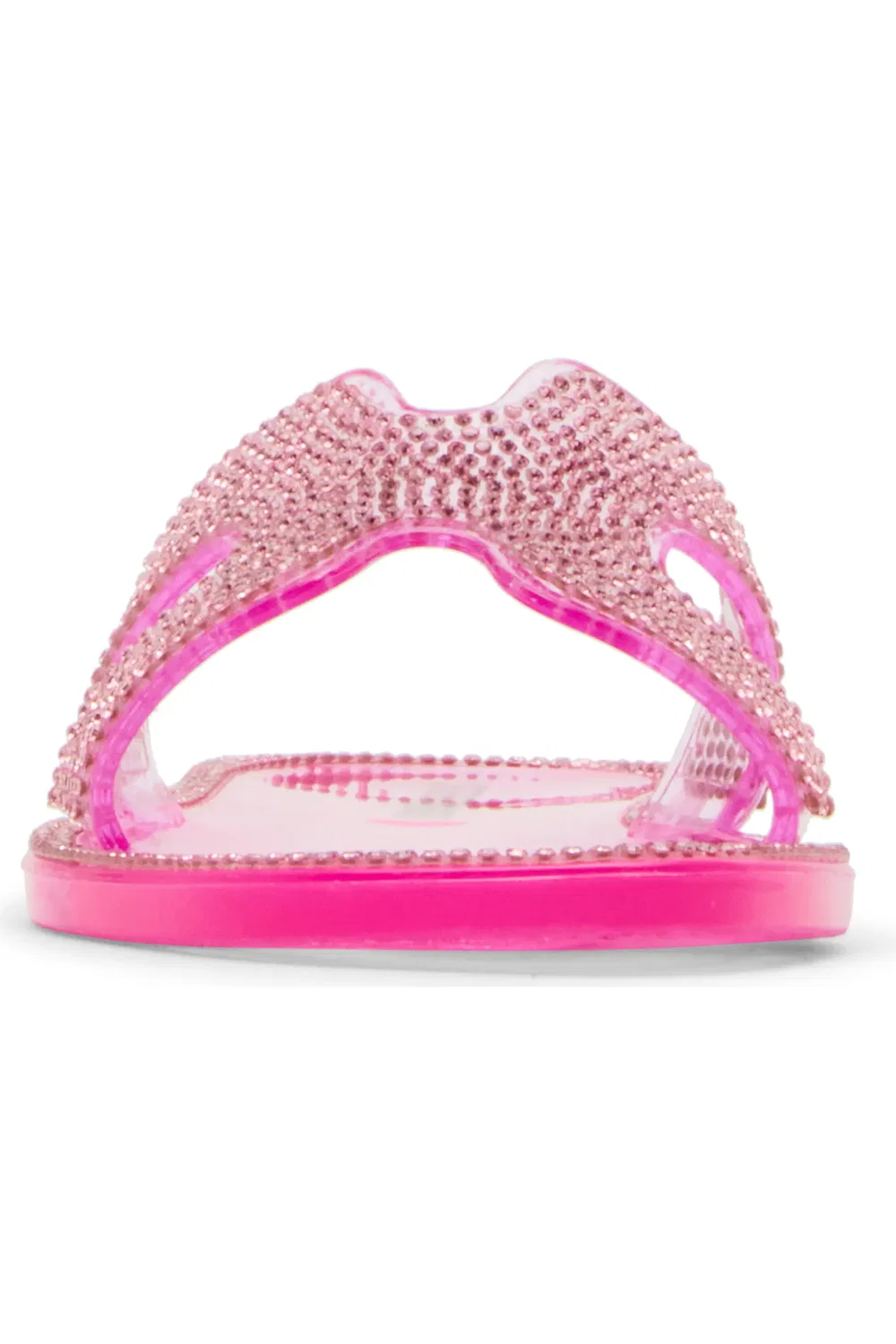 Детские сандалии слипоны с геометрическими вырезами Jpop Steve Madden, розовый — фото 3