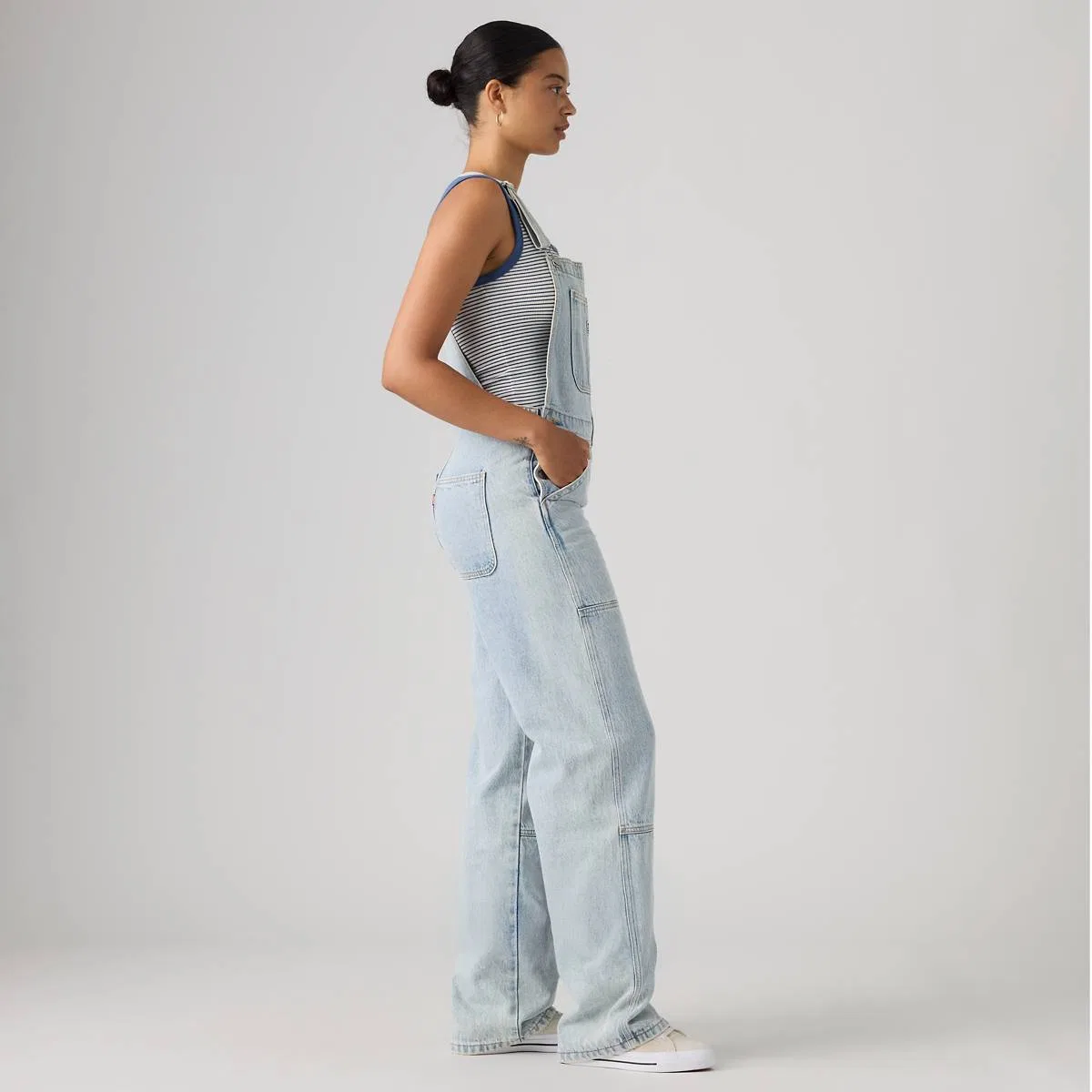 Рабочий комбинезон Levi's, Abraided Art Stone - Light Wash — фото 4