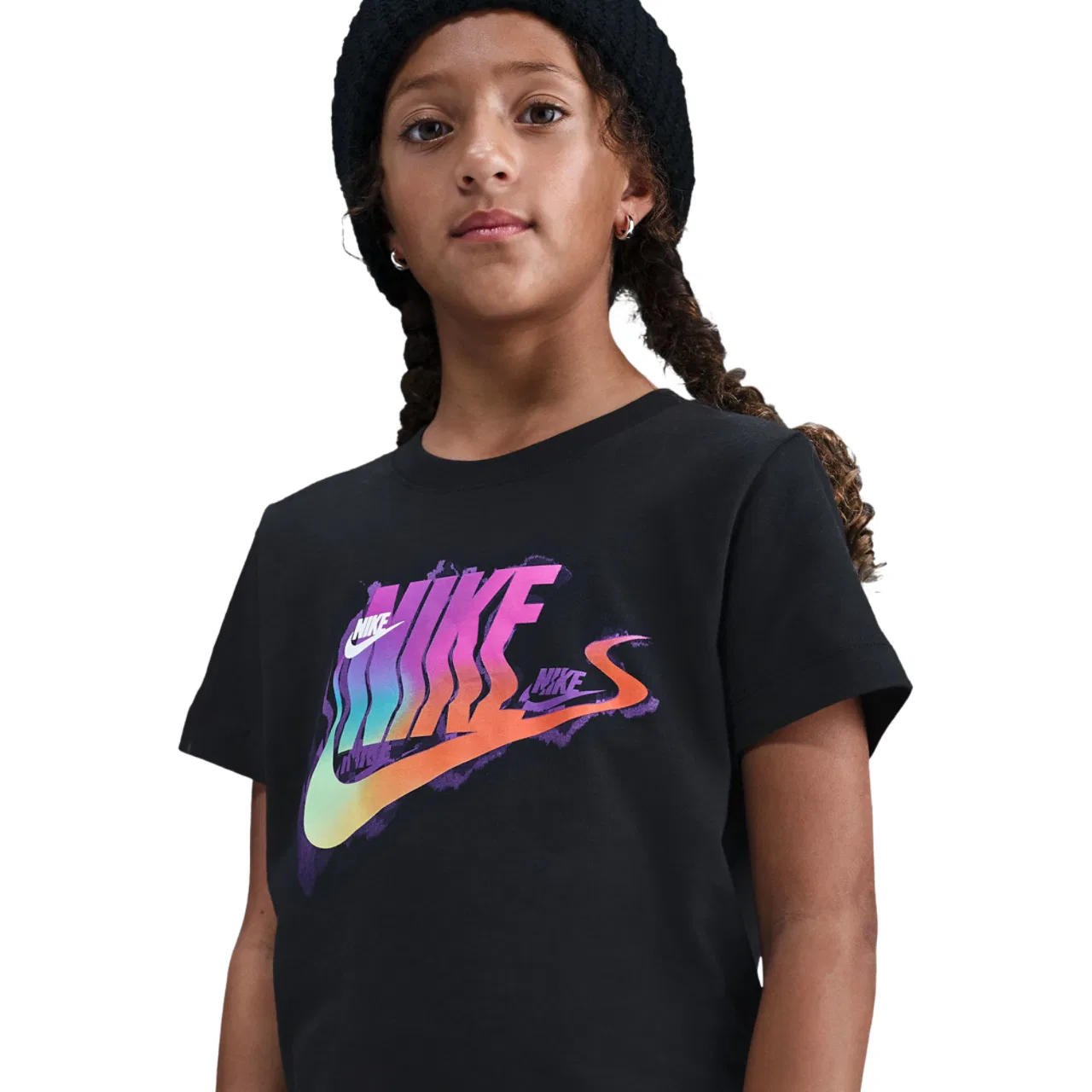 Футболка для мальчиков NSW Create Nike, черный/оранжевый