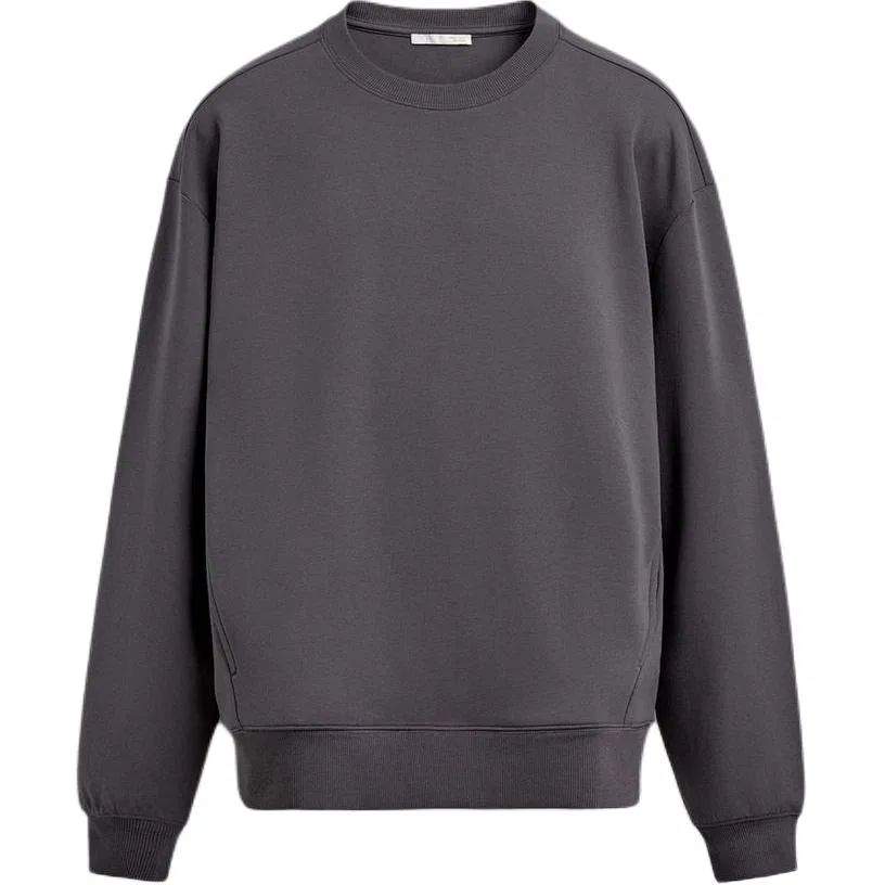 Мужской свитшот с круглым вырезом Purple ZARA, Purple