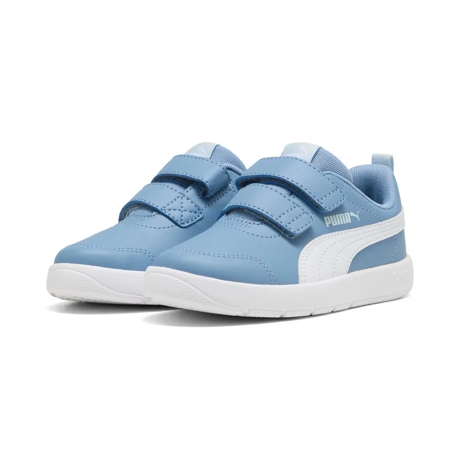 Кроссовки PUMA 'Courtflex V3' синего цвета — фото 2