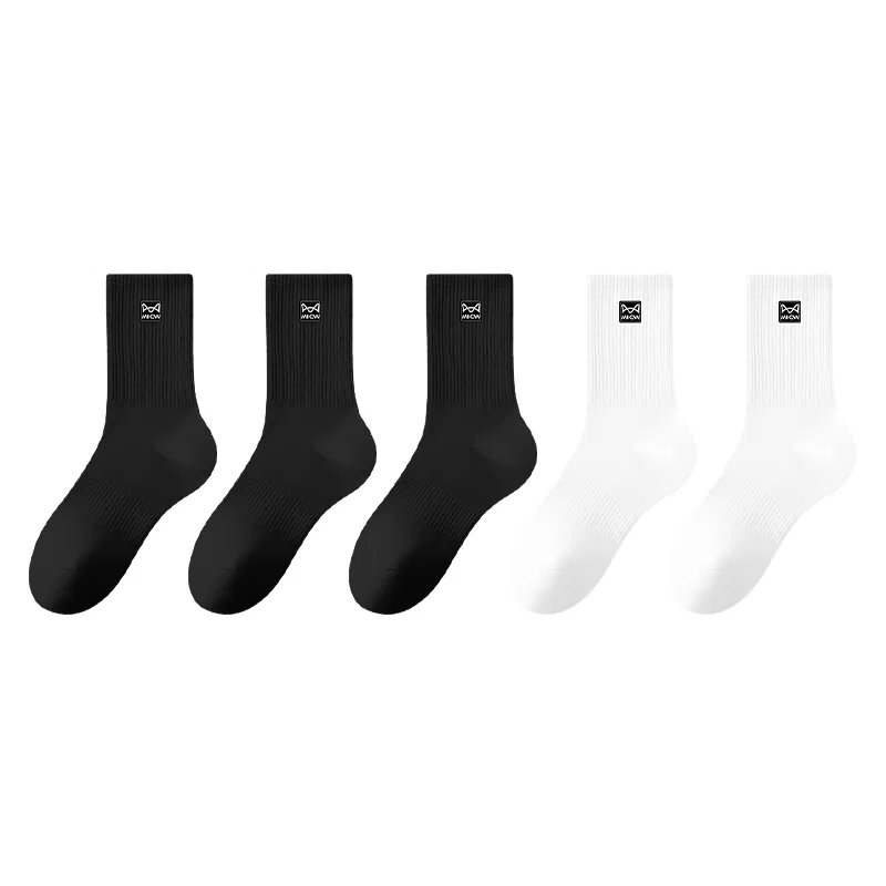 Детский комплект носков с принтом 5 пар, Ankle Socks Unisex Combo Set, MIIOW