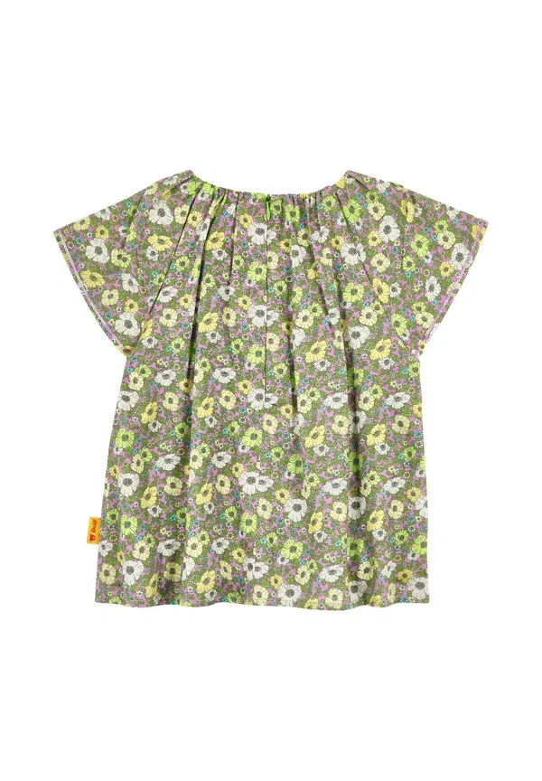 Блузка с цветочным принтом Kurzarm gefuttert - blouse Steiff, sap green, зеленый — фото 2