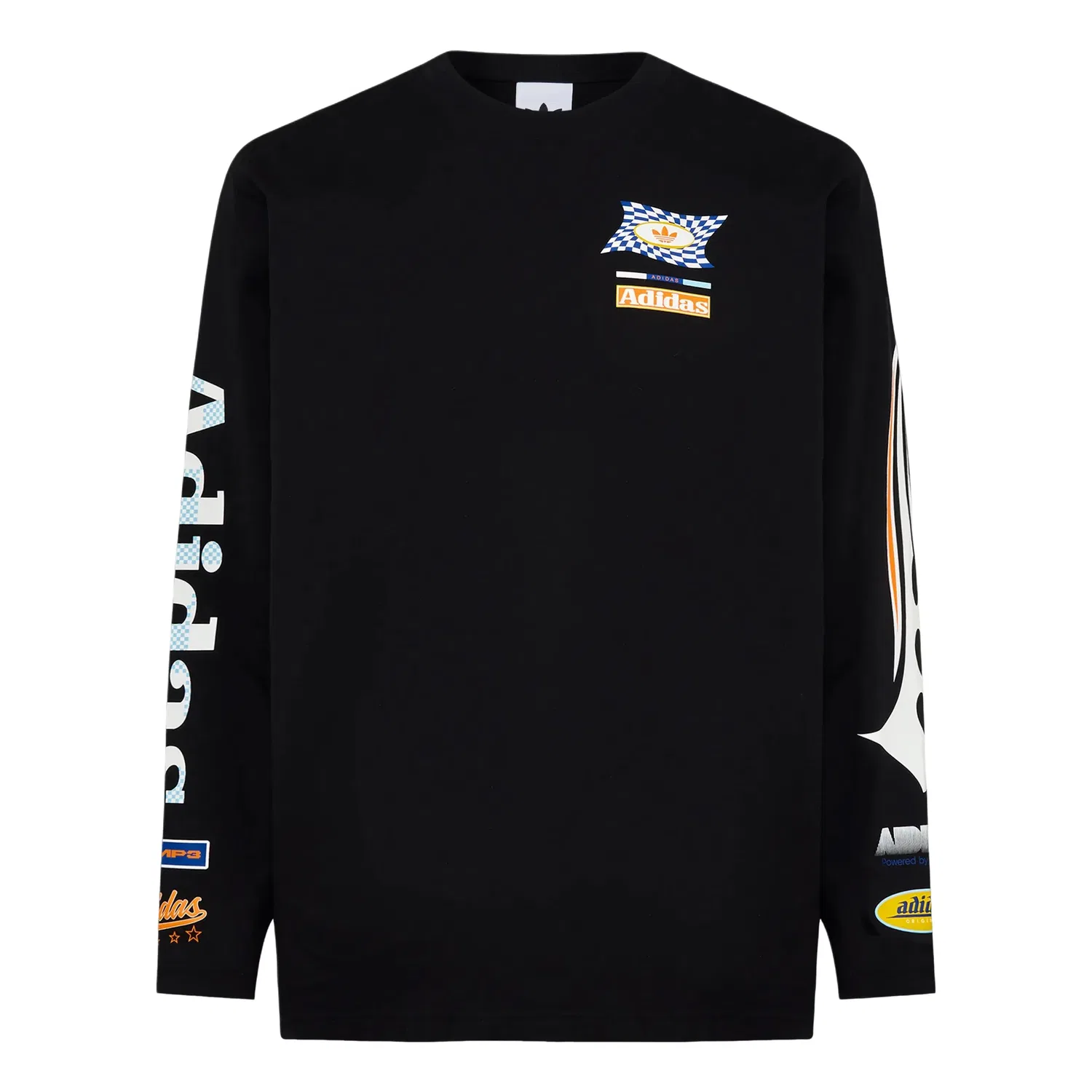 Мужская футболка RAC LS T-Shirt Asia Sizing 'Black' adidas, черный