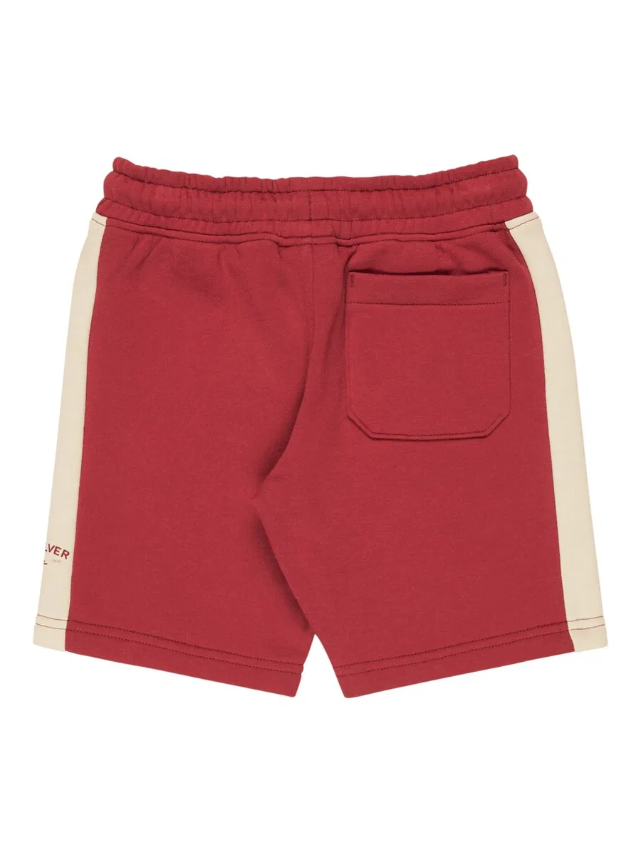 Шорты QUIKSILVER Regular Pants 'Knowledge Aera' красного цвета — фото 2