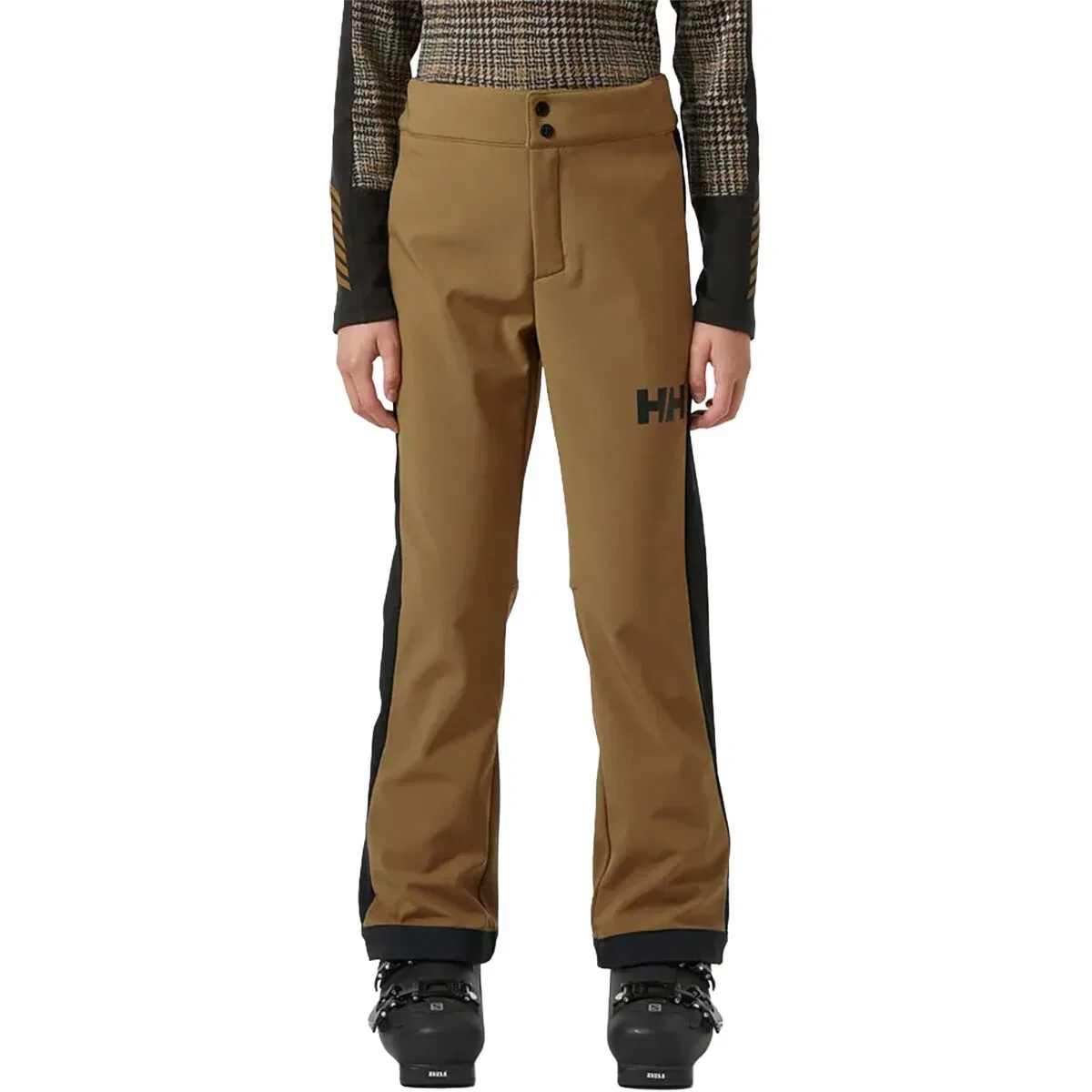 Детские лыжные штаны для девочек с флисовой подкладкой Maya Stretch Ski Pant Helly Hansen, Sepia