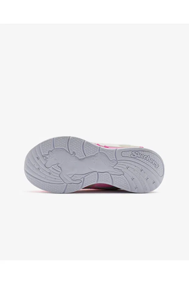 Детские кроссовки для девочек с графическим принтом Unicorn chaser big girls pink light-up sneakers 302298l pkmt Skechers, Pink — фото 4