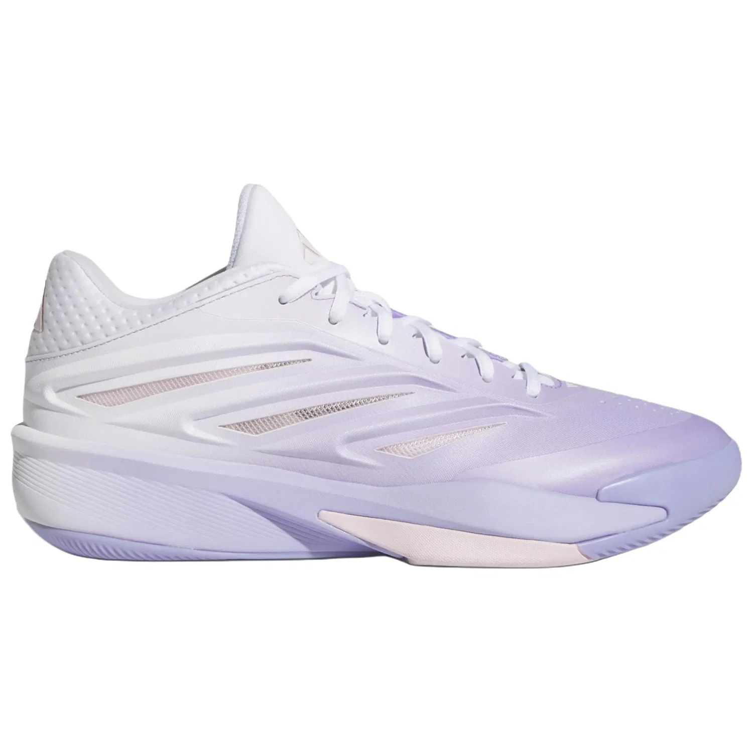 Детские баскетбольные кроссовки низкие Adidas CRAZY ENERGY, Lavender/White — фото 3