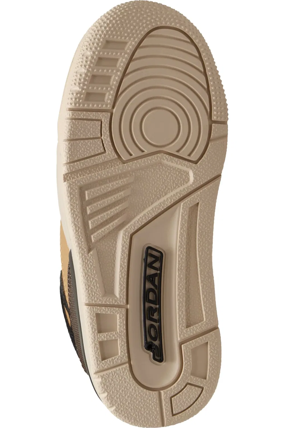 Кроссовки детские низкие Spizike Jordan, Flax/Baroque Brown/Black — фото 3