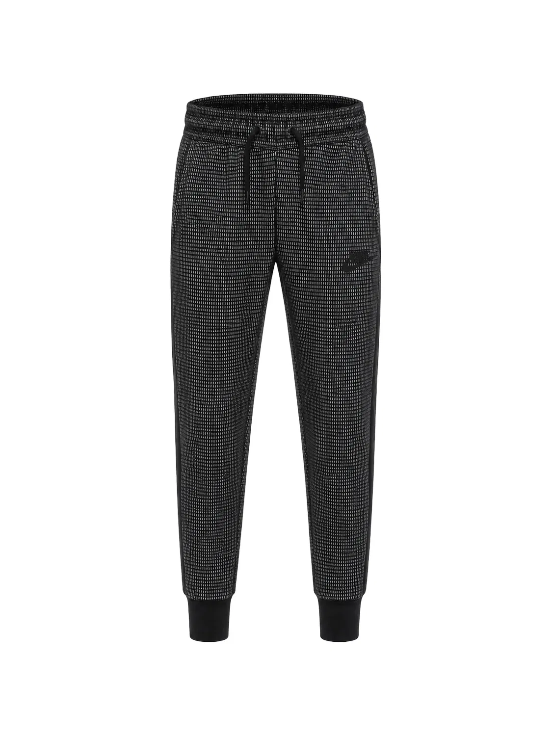 Спортивные брюки из технологического флиса с сетчатым рисунком Nike Kids, черный