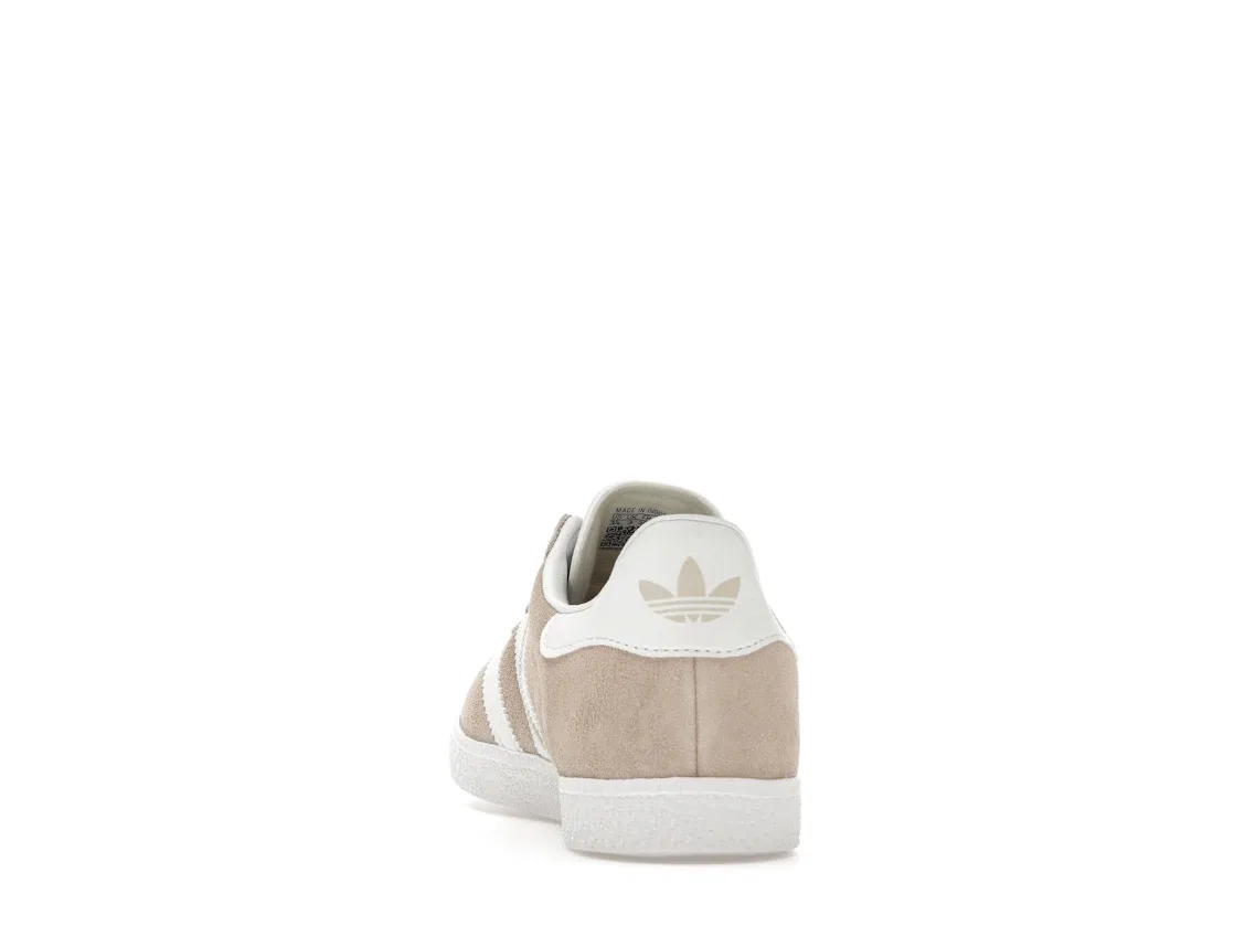 Детские кроссовки для мальчиков и девочек с низким профилем Adidas Gazelle Adidas, Pink Tint/Cloud White/Cloud White — фото 4