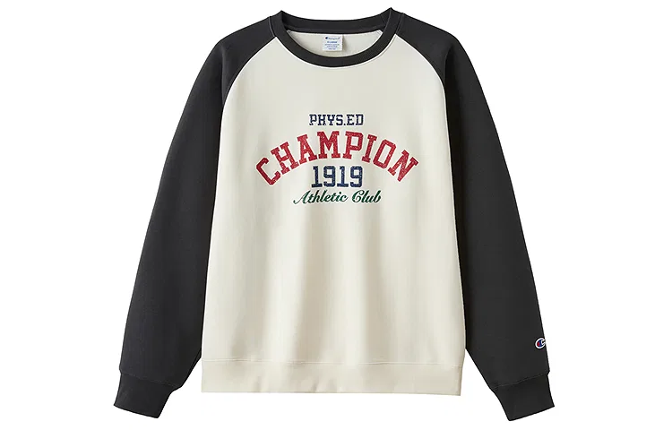 Детский свитшот с круглым вырезом утепленный Retro Sports Champion, Smoke Gray