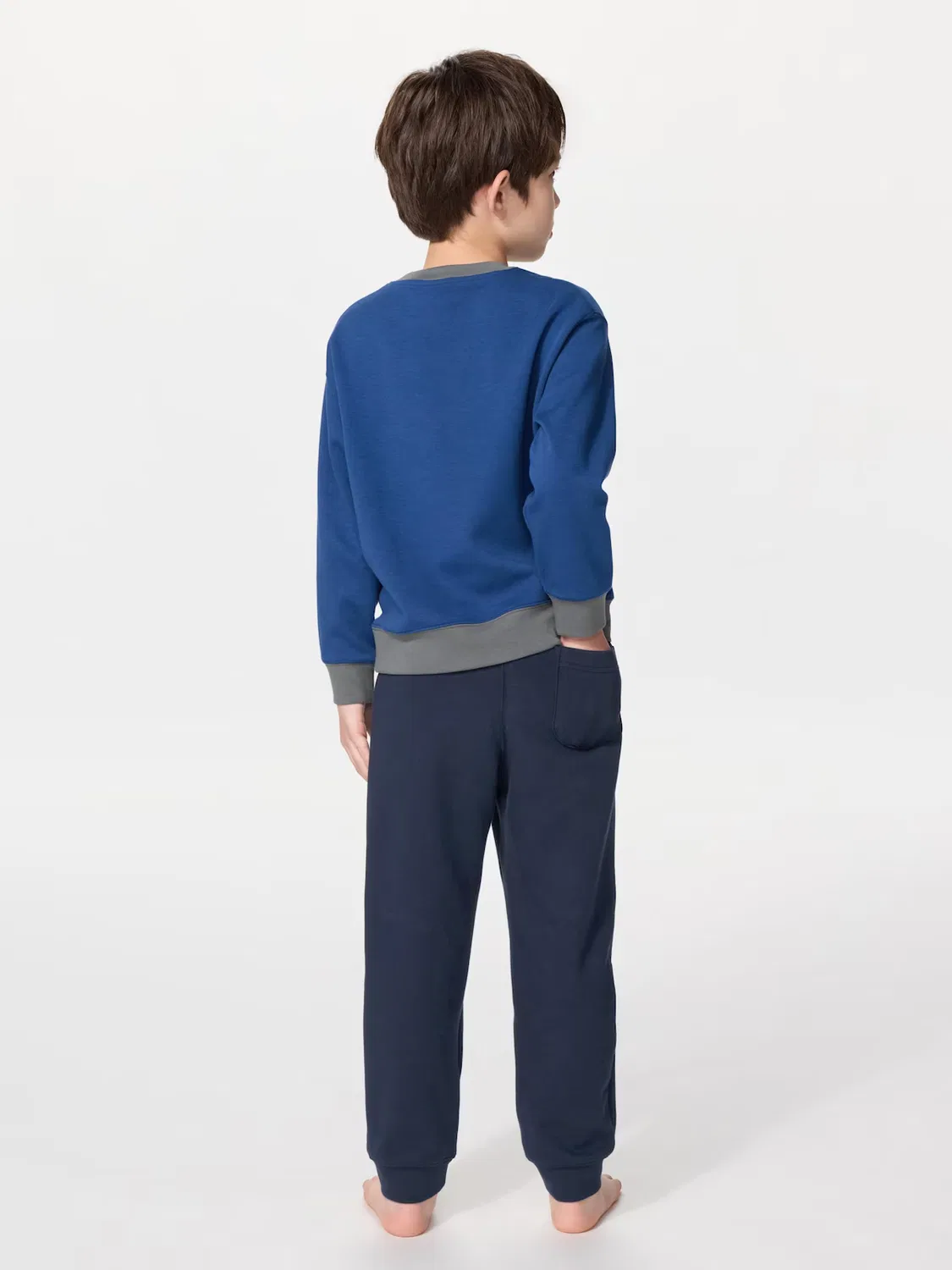 Комплект одежды Uniqlo, спортивный, синий — фото 3