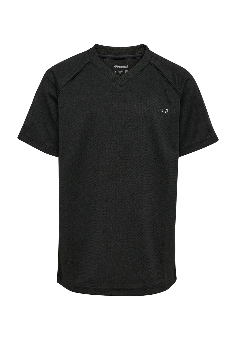 Hmljr reg active t-shirt s/s unisex - print t-shirt Hummel, Black — фото 3