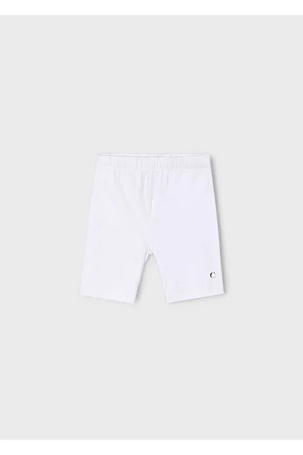 Детские леггинсы для девочек хлопковые Basic Capri Tights Mayoral, White