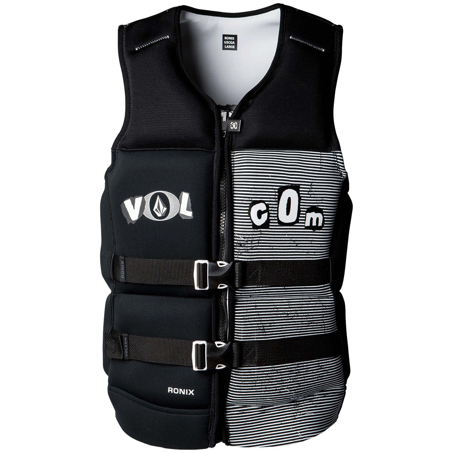 

Жилет для вейкбординга Ronix Volcom Capella 3.0 CGA 2023, черный/белый
