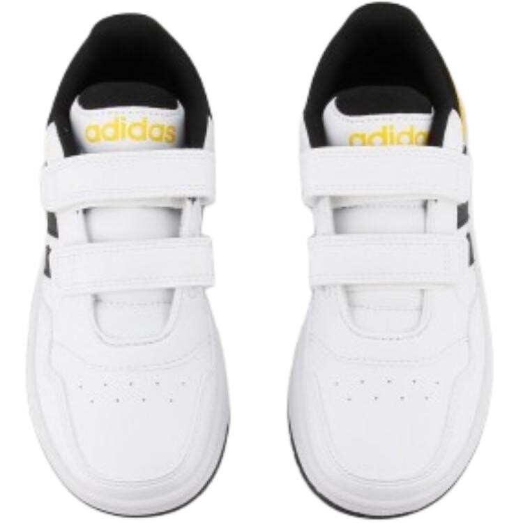 Обувь для скейтбординга Hoops 3.0 Kids" для дошкольников Adidas, цвет White/Black/Yellow — фото 3