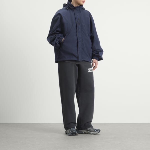 Дождевая куртка из технохлопка с капюшоном Balenciaga, marine синий — фото 4