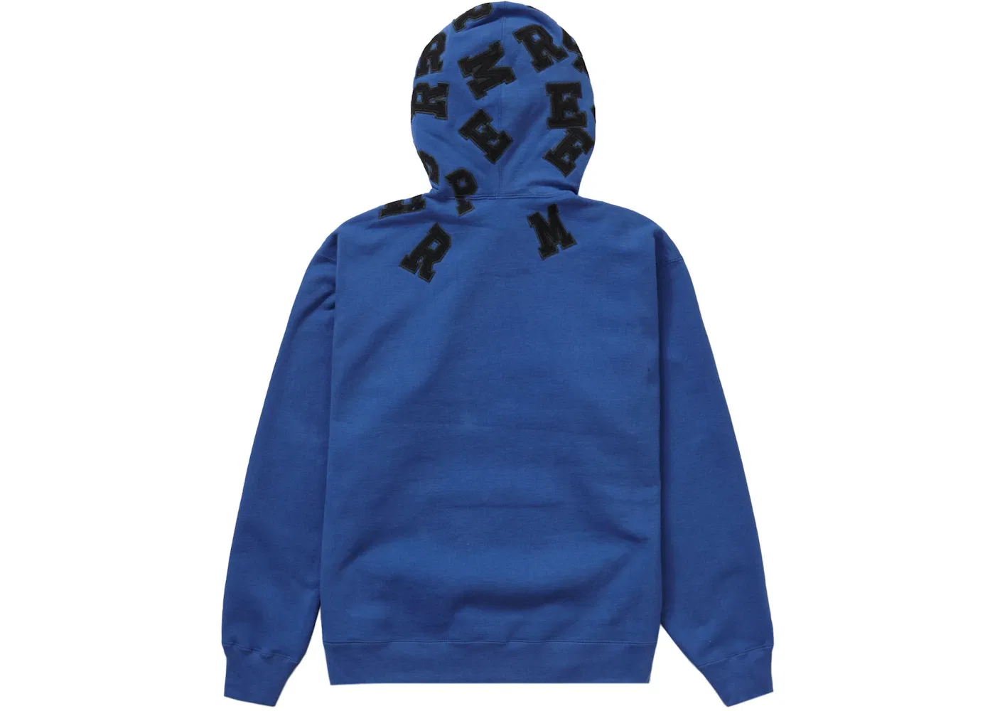 Мужской свитшот с капюшоном Supreme Scattered Appliqué, Washed Royal — фото 2