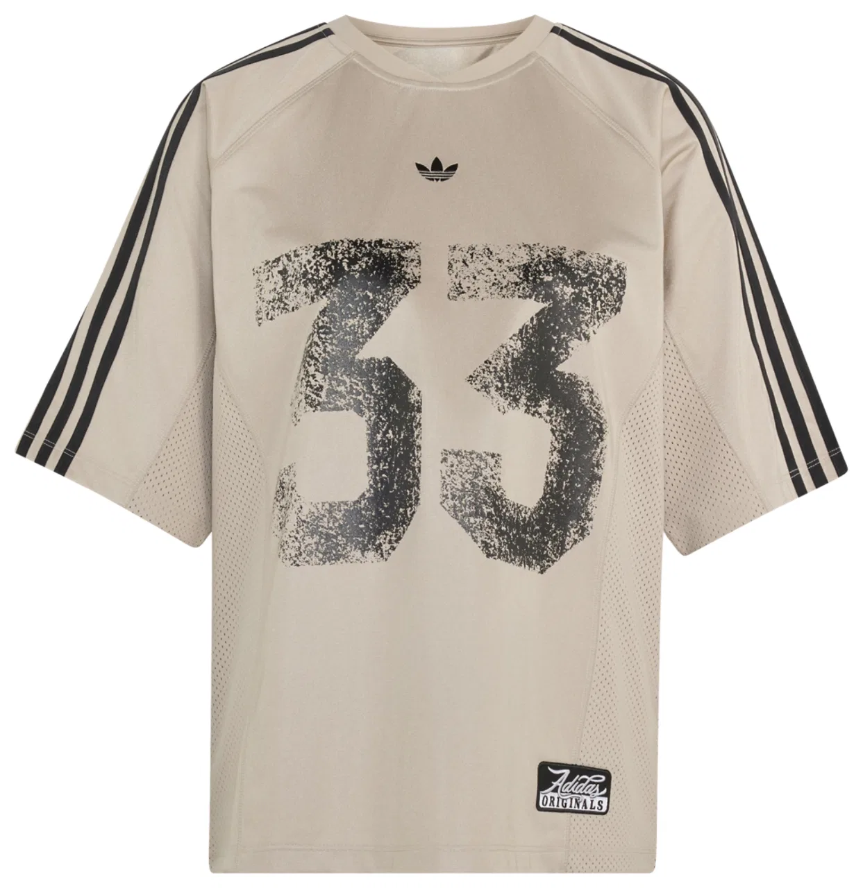 Женский топ-джерси с принтом adidas Originals Jersey Top, adidas, Wonder Beige