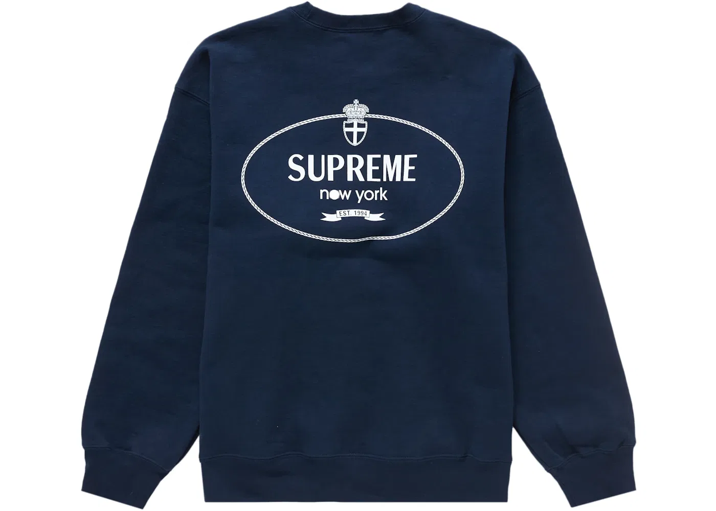 Мужской свитшот Supreme Crewneck (FW24), Navy