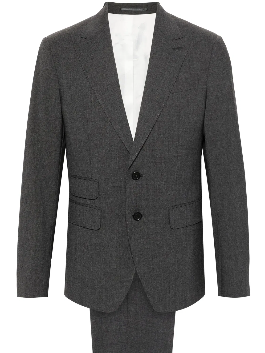 Однобортный костюм London DSQUARED2, серый