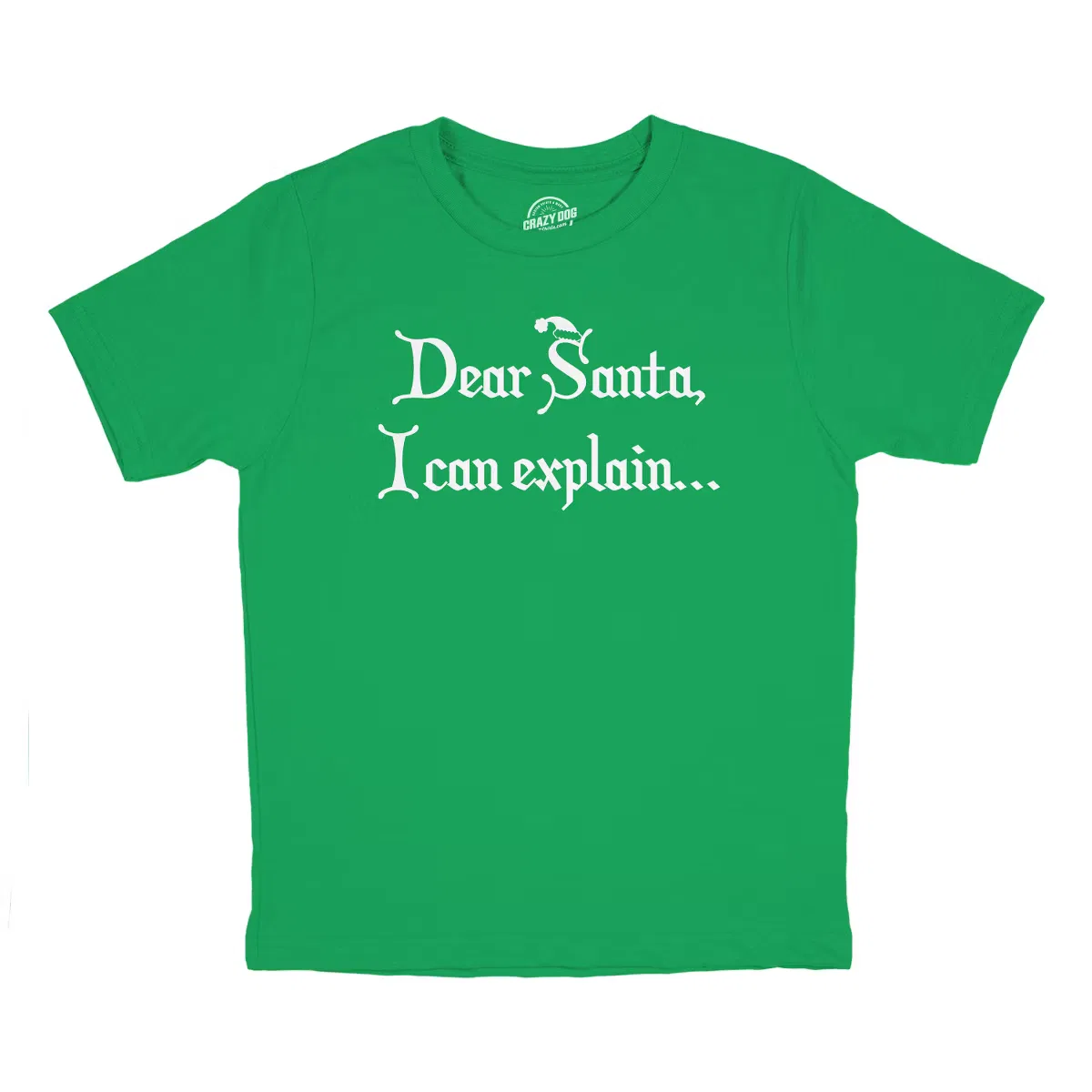 Футболка с принтом Dear Santa Crazy Dog T-Shirts — фото 2