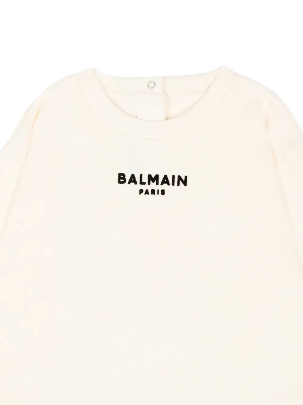 Свитер с логотипом Balmain Kids, белый — фото 3