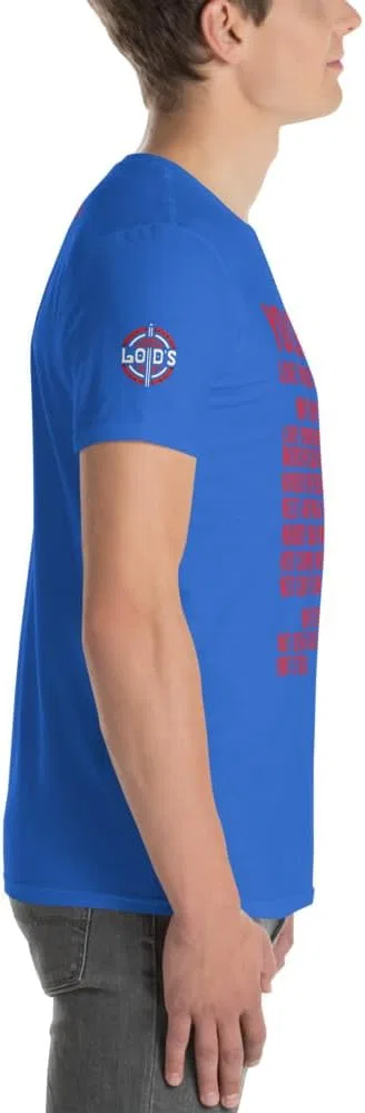 Мужская футболка с коротким рукавом 64000 Unisex Softstyle, Royal — фото 4