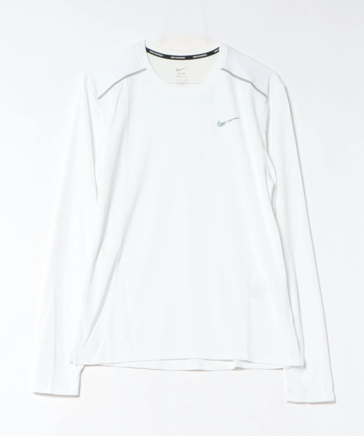 Мужская футболка с длинным рукавомNike Dri-FIT UV Miler LS Top, White