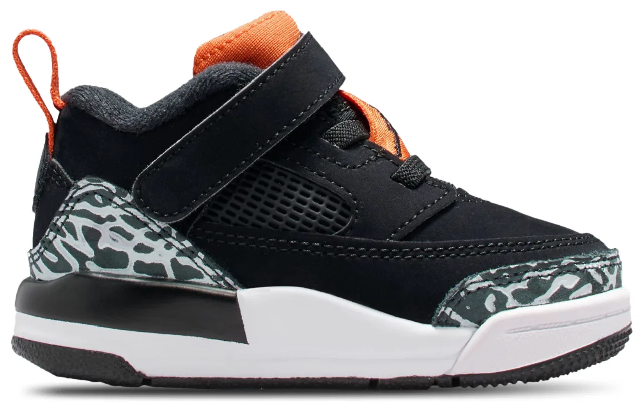 Детские кеды Spizike Low Jordan, цвет Black/Starfish/Photon Dust