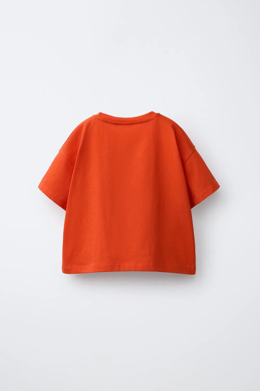 Футболка с вязаным крючком карманом ZARA, Red — фото 2