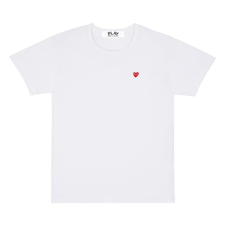 

Футболка Comme des Garçons PLAY Mini Heart T-Shirt 'White', белый