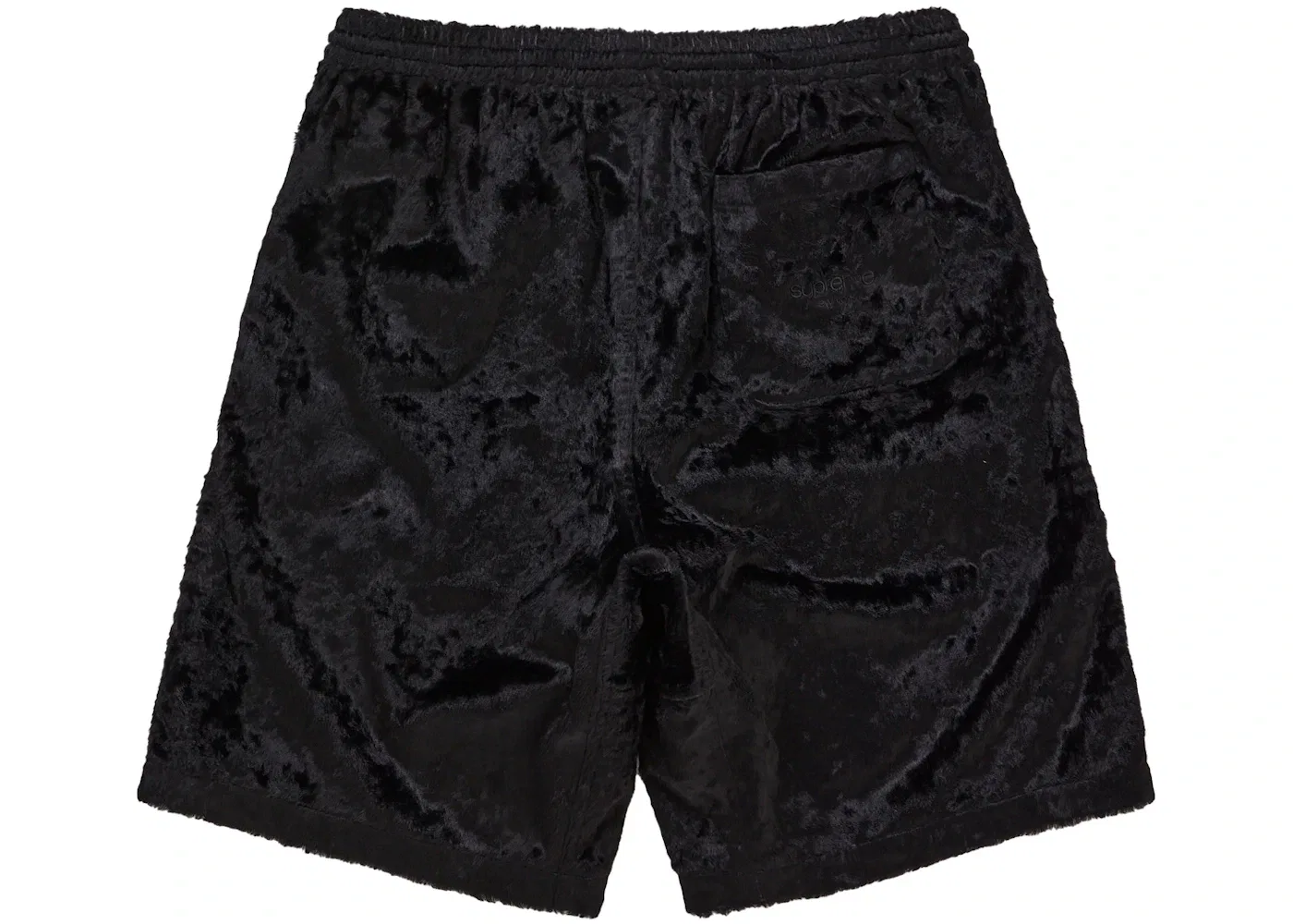 Мужские шорты из искусственного меха Short Supreme, Black — фото 2