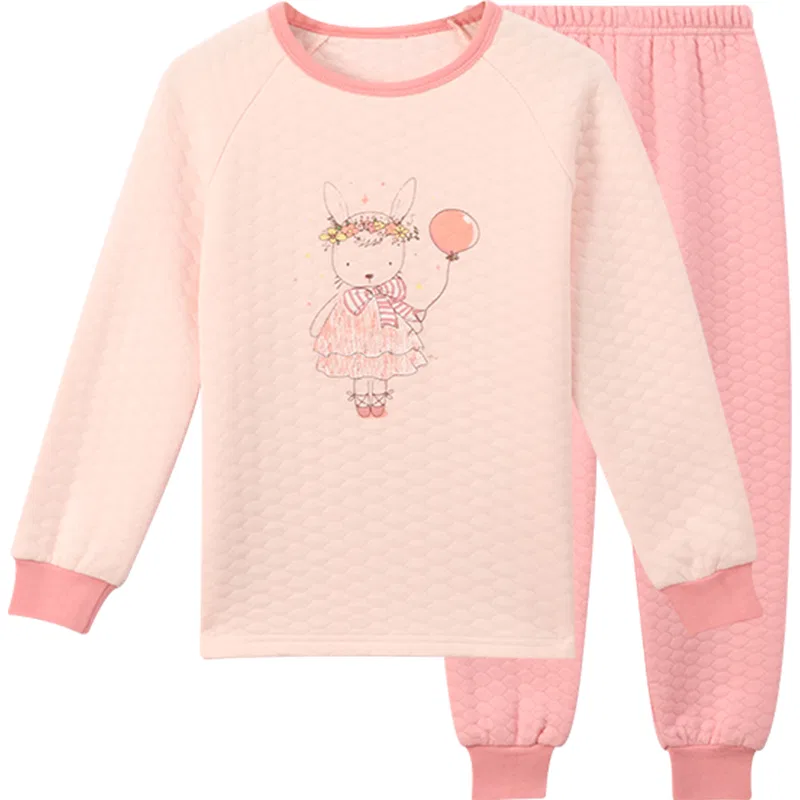Детский комплект нижнего белья для девочек хлопковый Red bean, Cherry Blossom Pink