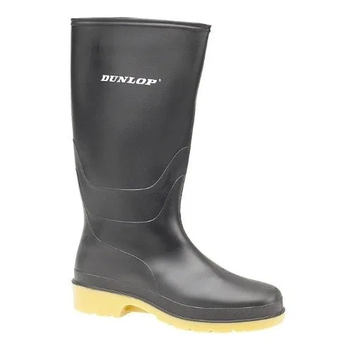 Детские резиновые сапоги DUNLOP Dull, Черный — фото 4