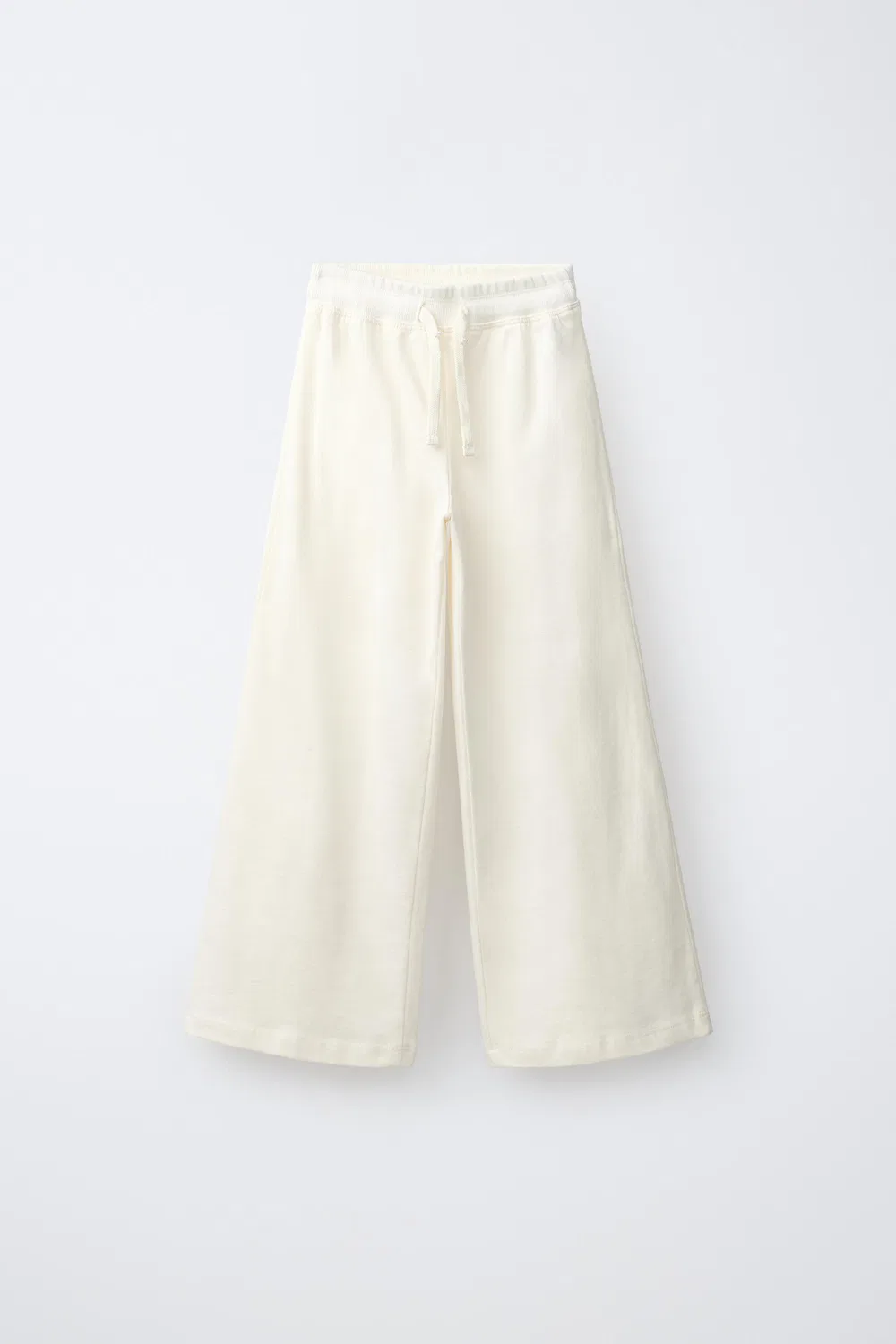 Брюки PUKAS SURF с широкими штанинами ZARA, Ecru
