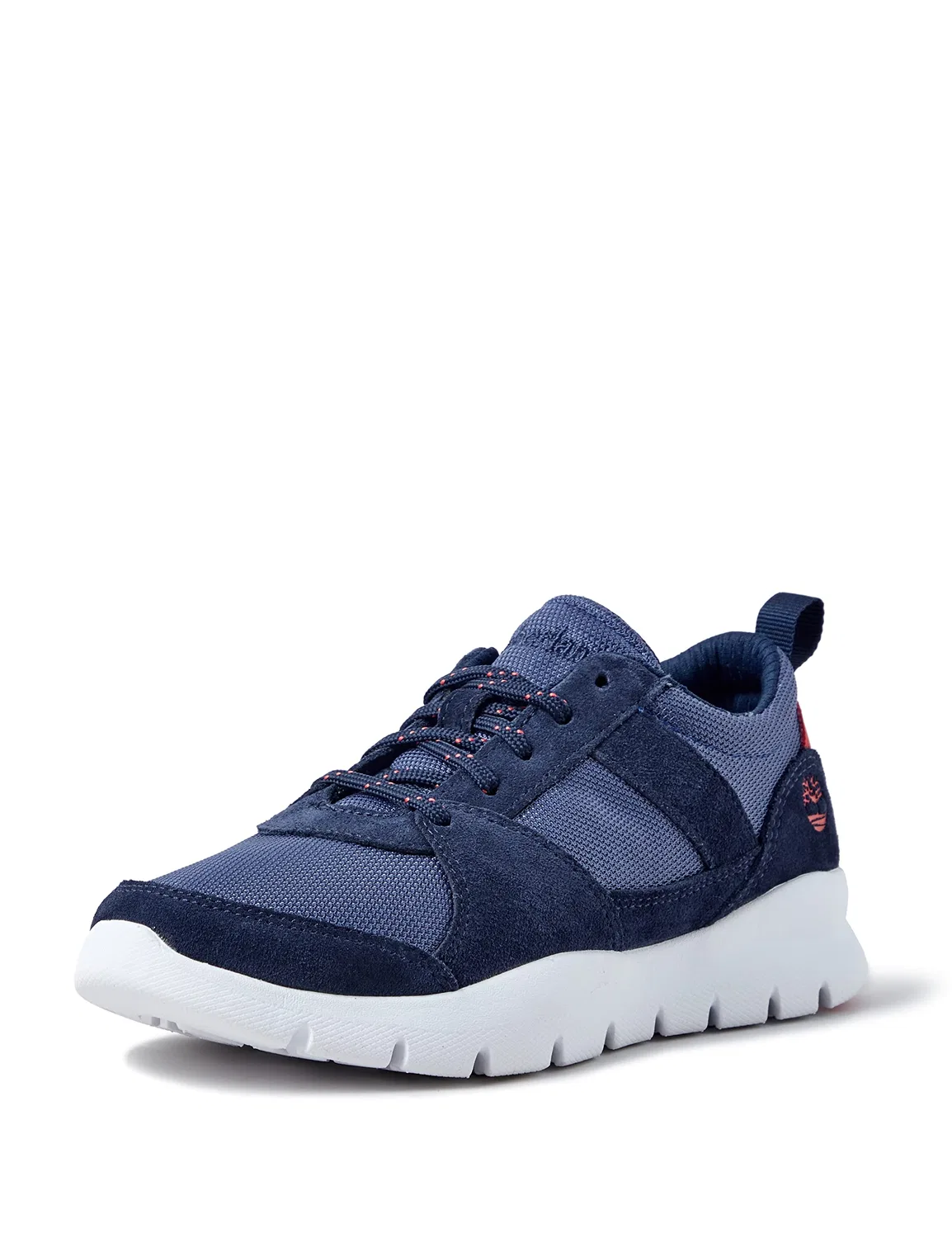 Детские кроссовки для мальчиков на шнурках Boroughs Project Sneaker Junior Timberland, Dark Blue Suede