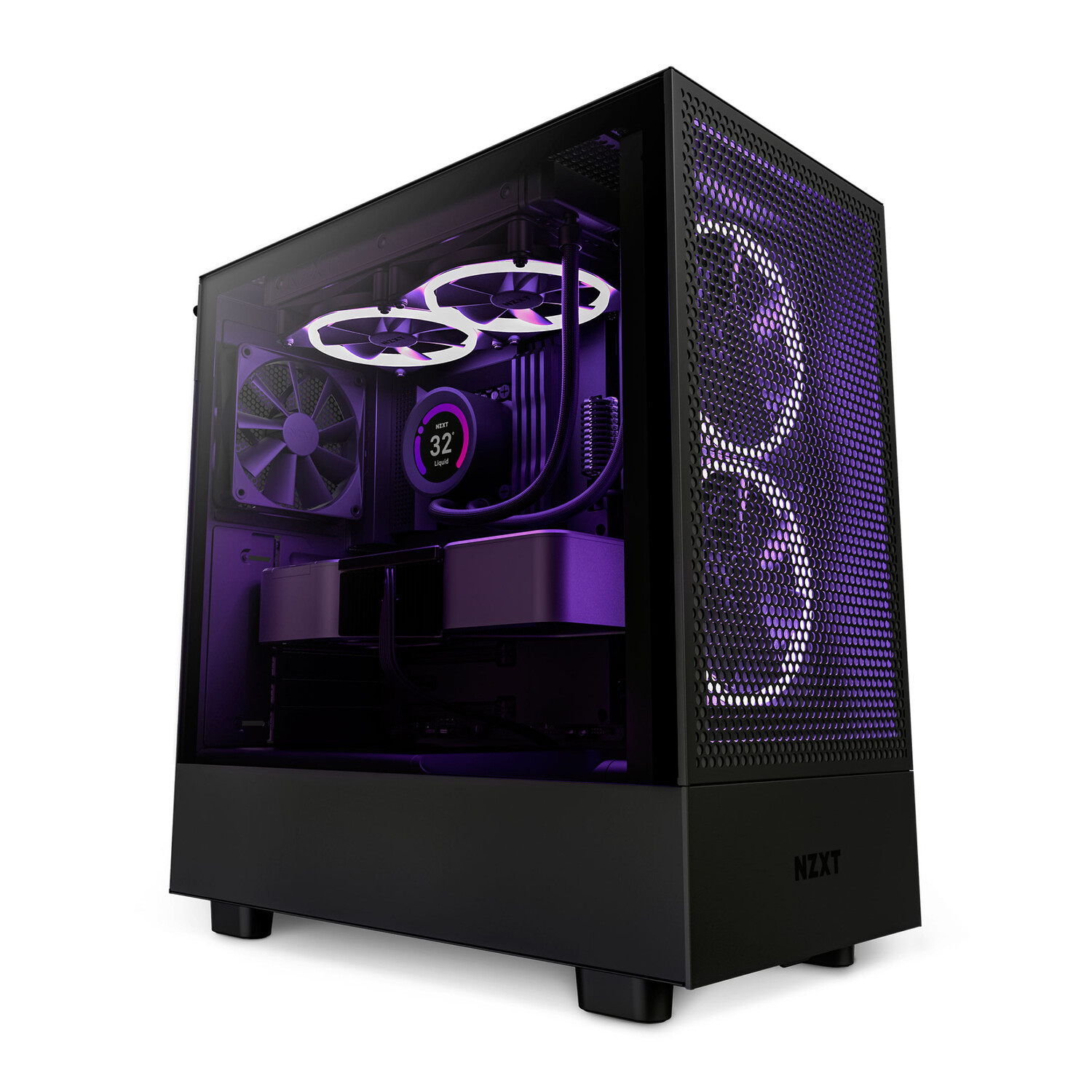 

Корпус NZXT H5 Flow, Mid Tower, черный
