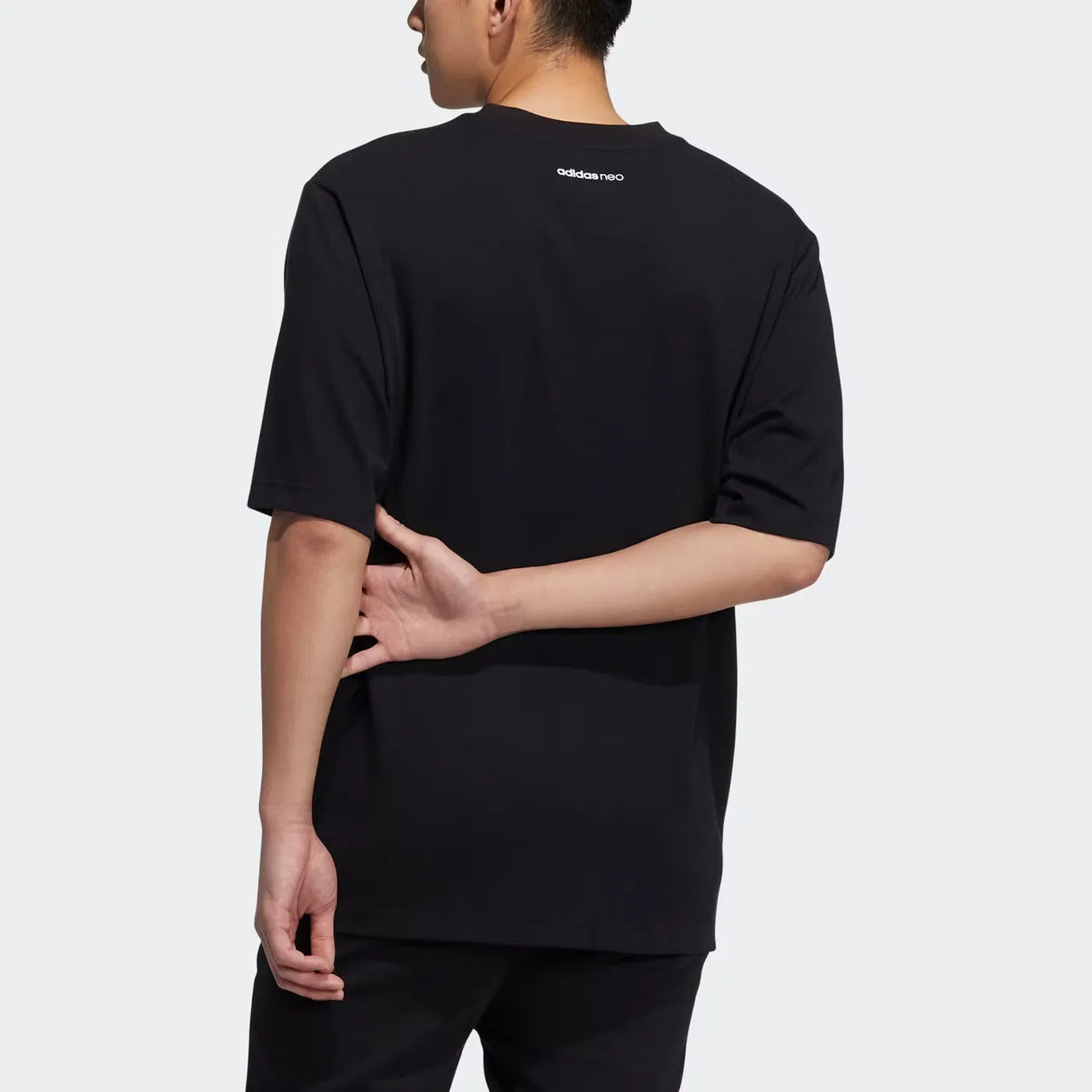 Футболка с коротким рукавом Neo M Brlv Tee1 Adidas, черный — фото 3