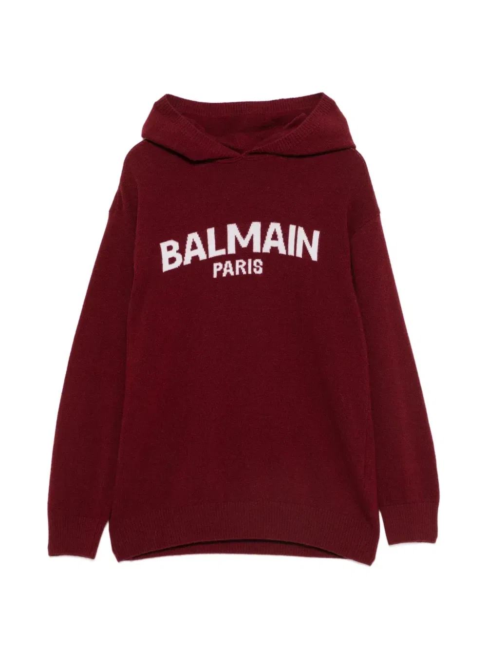 Свитер с логотипом Balmain Kids, красный