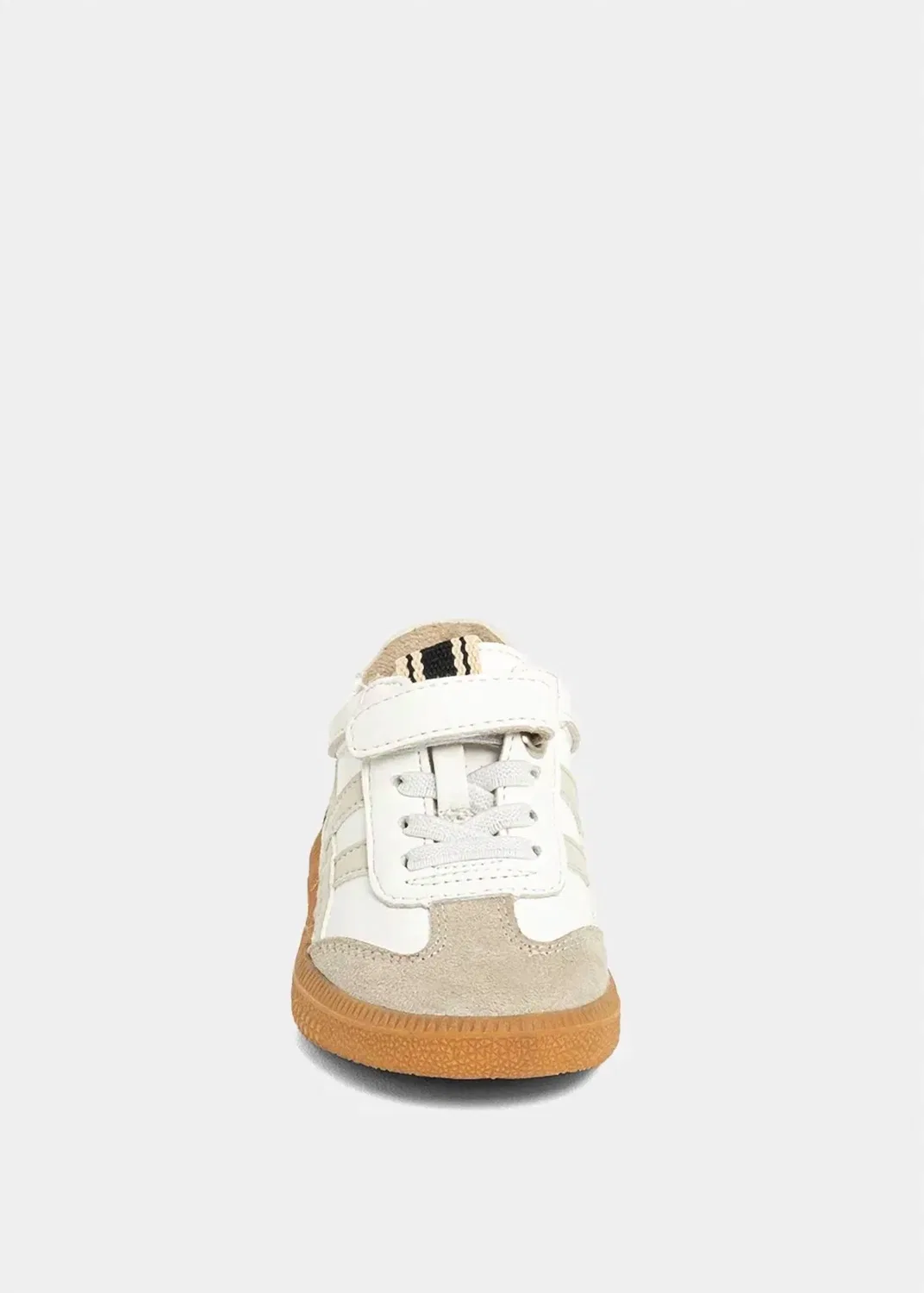 Детские кроссовки для девочек на липучке Sasha Mini Sneaker SHU SHOP, White — фото 2