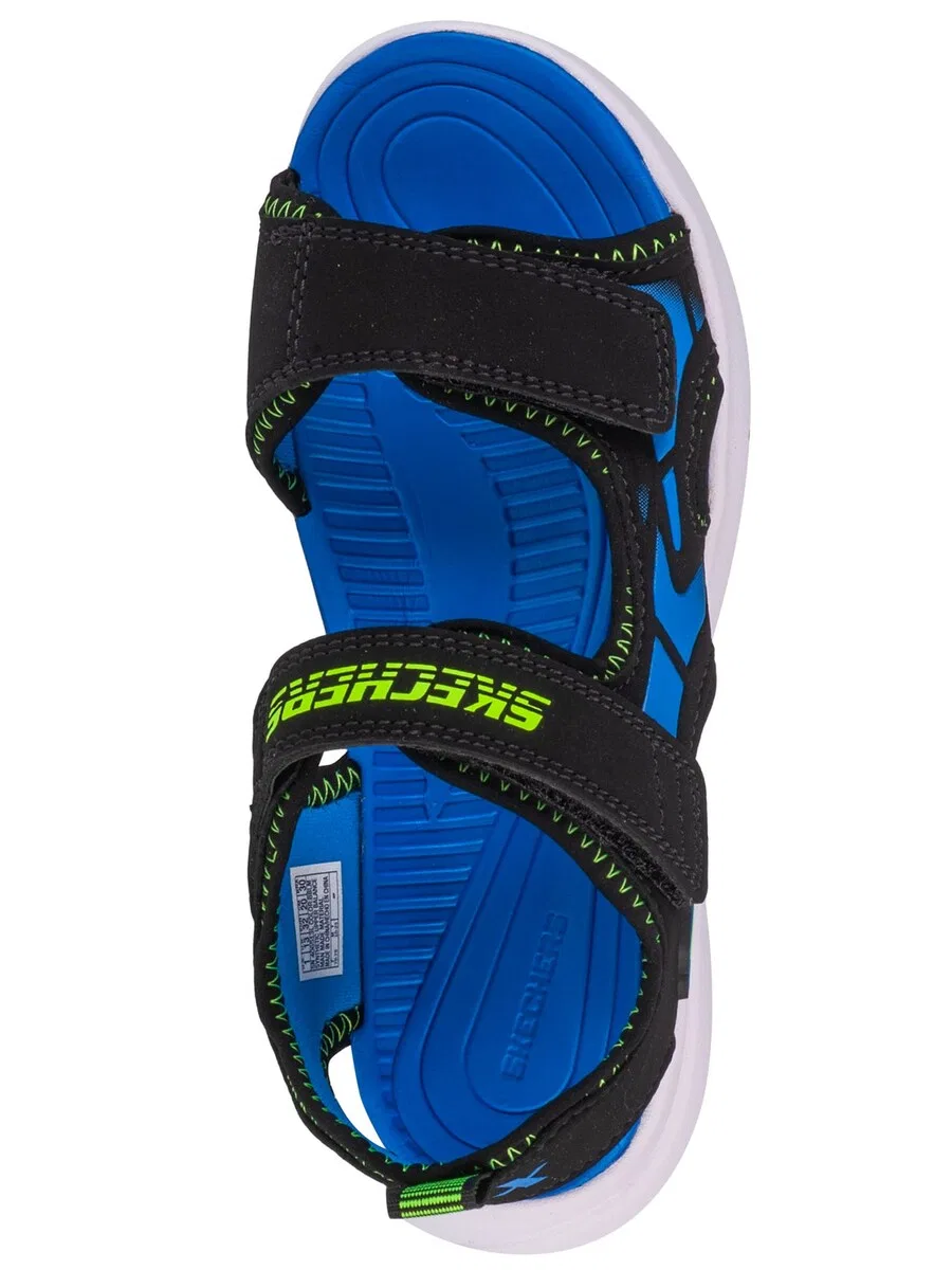 Сандалии SKECHERS 'Razor-Splash - Aqua Buddies' черного цвета — фото 4